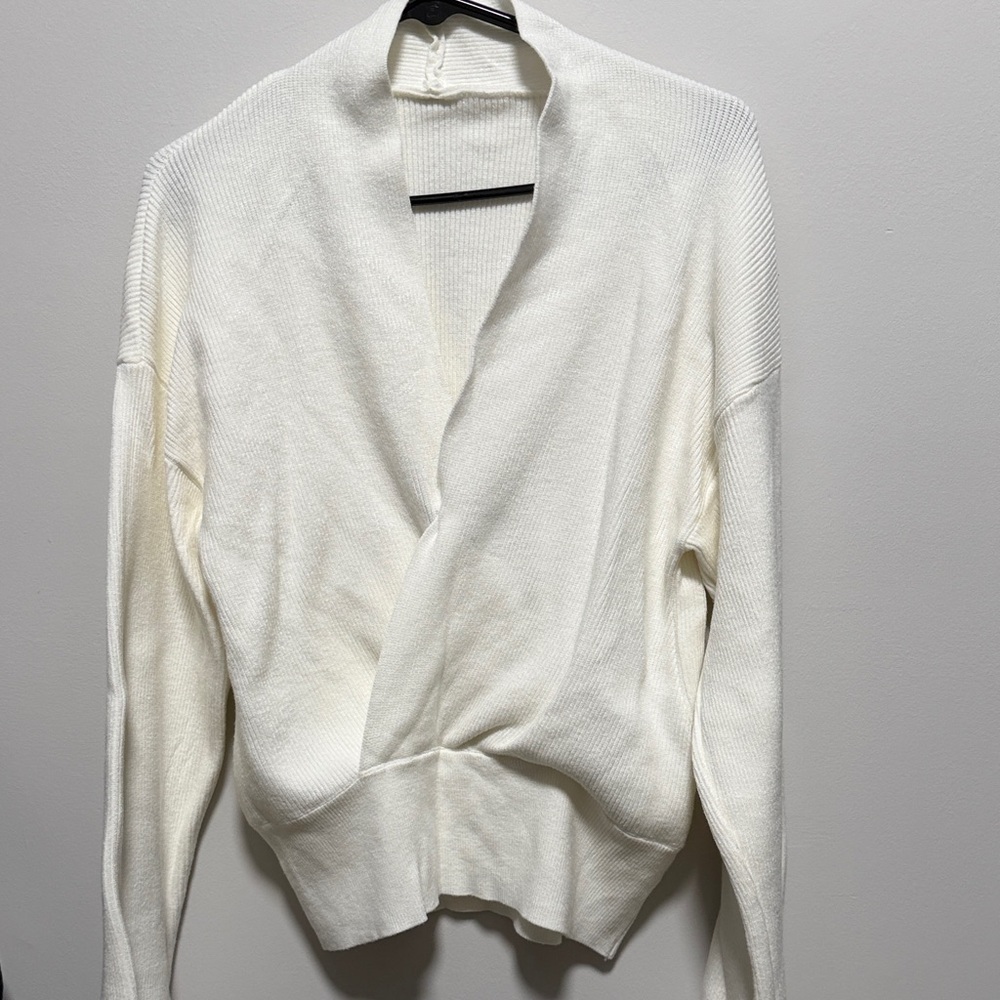 SHEIN Off-White Women's Cardigan Sweater